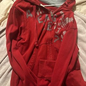 vintage american eagle zip up